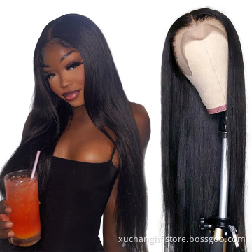 4x4 13x4 13x6 360 HD Lace Frontal Wigs Brazilian Virgin Human Hair Wigs 150% 180% 200% Human Hair Lace Wig For Black Woman